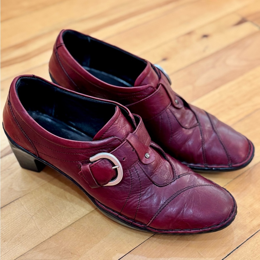 Josef Seibel burgundy ankle bootie Sz 39